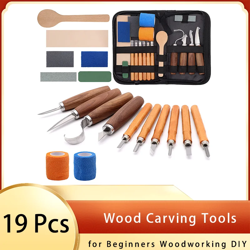 Woodworking Kits For Adults - Zestaw narzędzi do rzeźbienia w drewnie