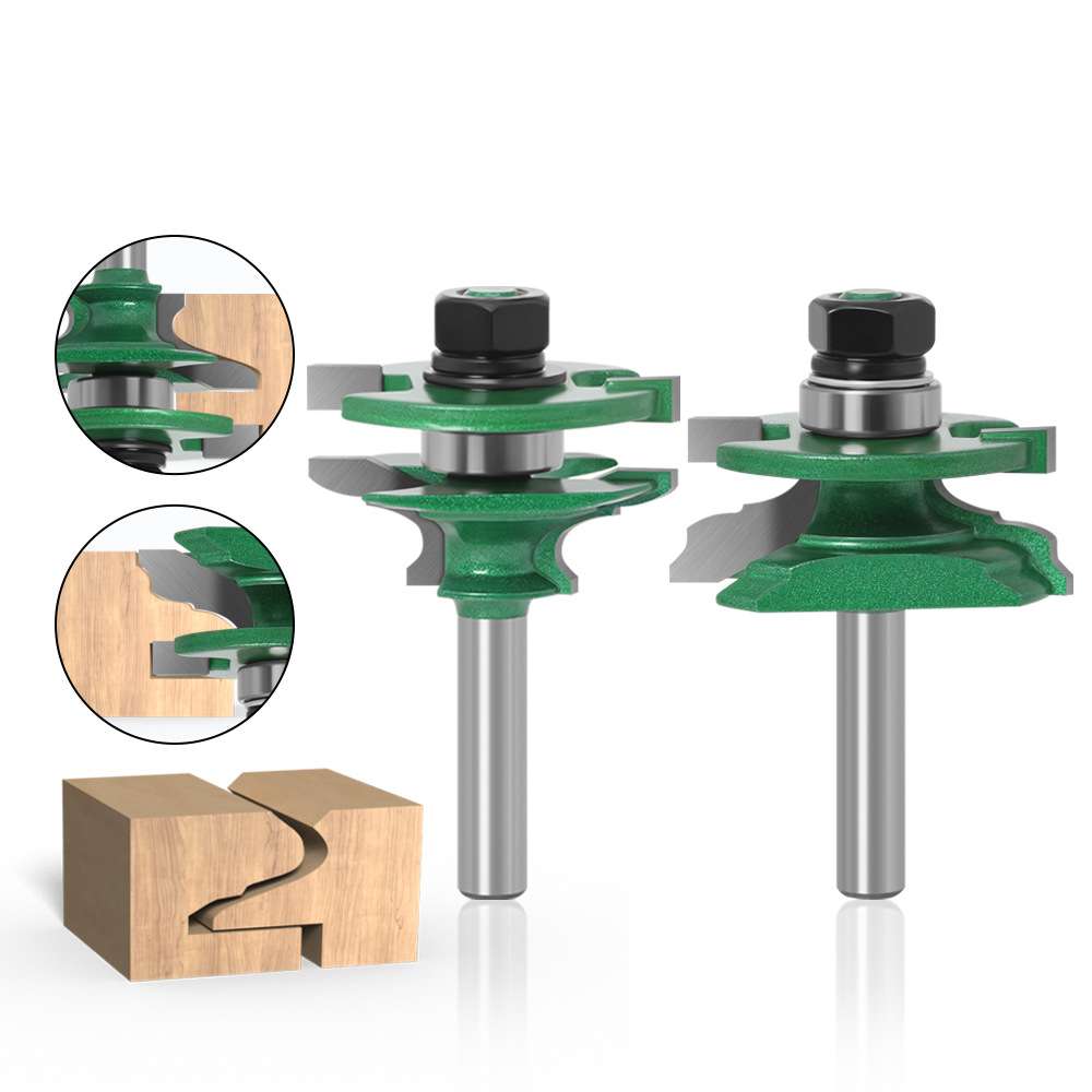 Woodworking Joint - Zestaw 2 frezów do łączenia ram