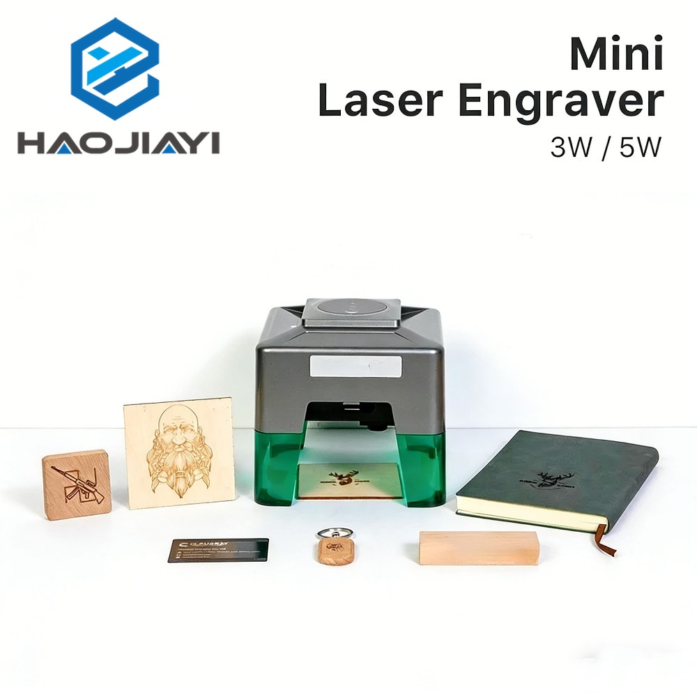 Woodworking Logo - Miniaturowa laserowa grawerka CNC 5000mW do