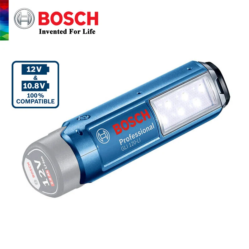 Woodworking Diy - Akumulatorowa lampa Bosch GLI 120-LI, przenośna,