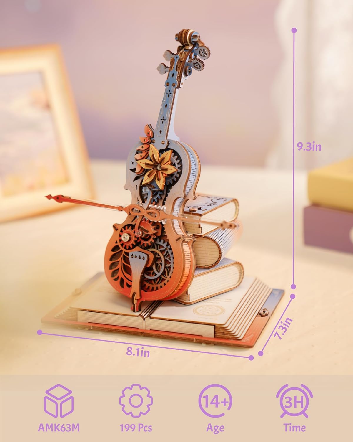 Drewniana 3D układanka ROKR z  – Woodworking Kits For Kids recenzja i cena