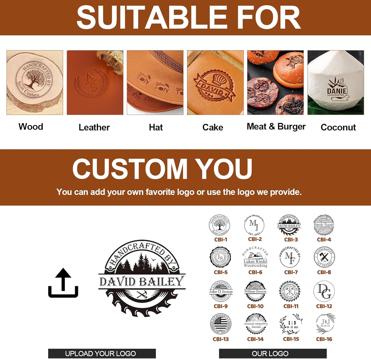 Elektryczna pieczątka do wypal – Woodworking Logo recenzja i cena