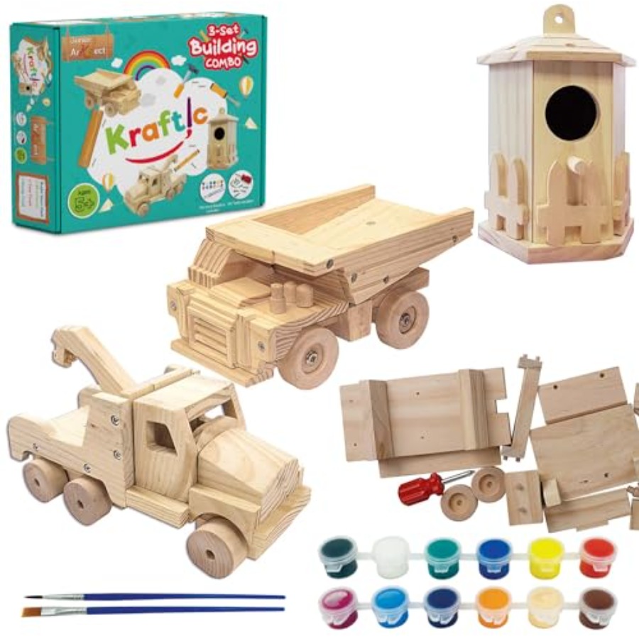 Zestaw do obróbki drewna dla d – Woodworking Kits For Adults recenzja i cena