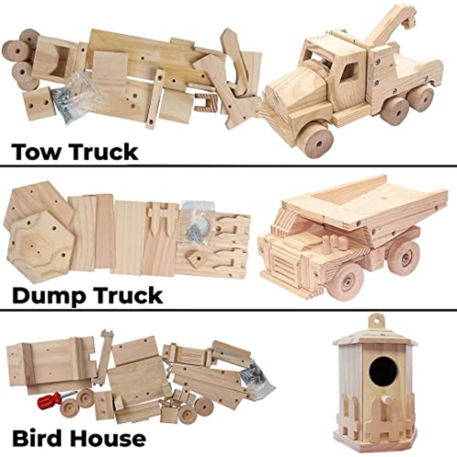 Zestaw do obróbki drewna dla d – Woodworking Kits For Adults recenzja i cena