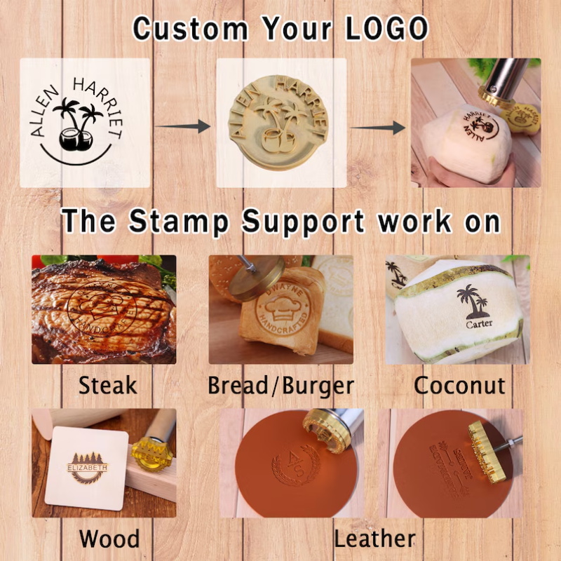 Spersonalizowany Stempel do Br – Woodworking Logo Design recenzja i cena