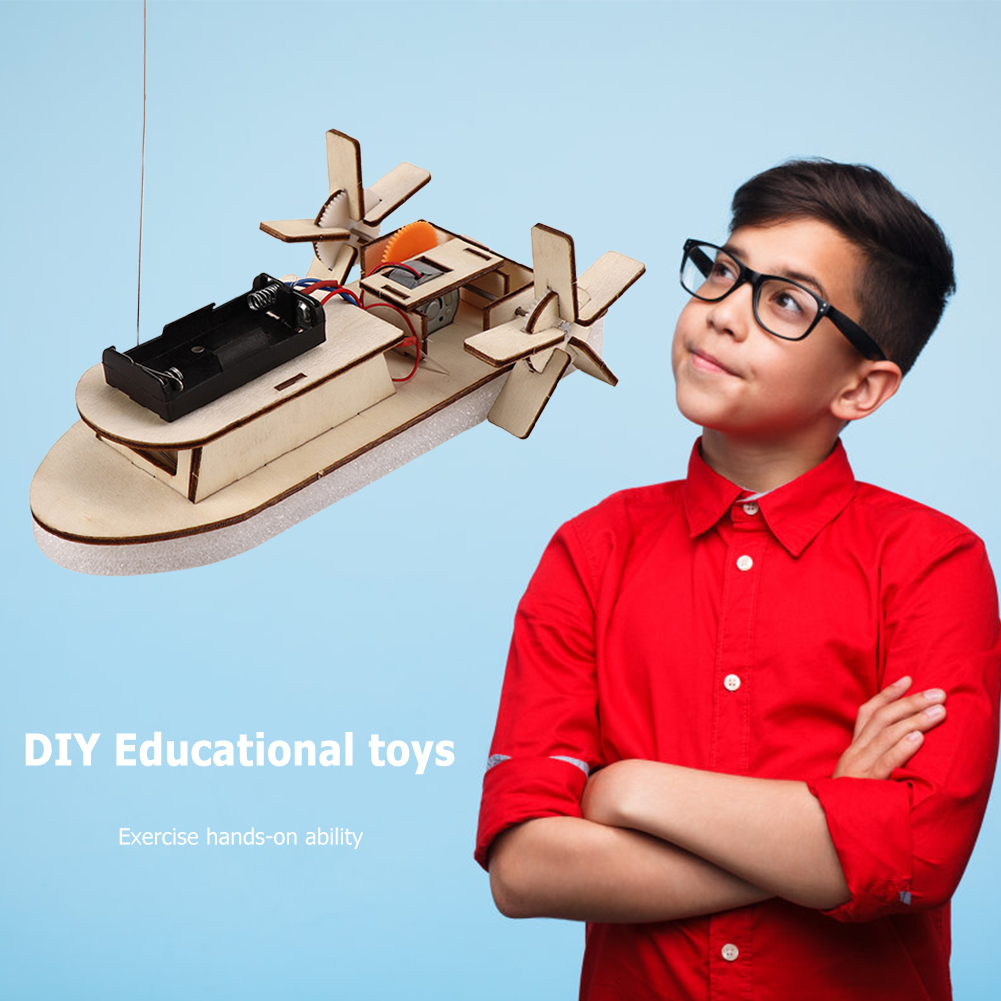 DIY Model łodzi zabawki naukow – Woodworking Kits For Kids recenzja i cena
