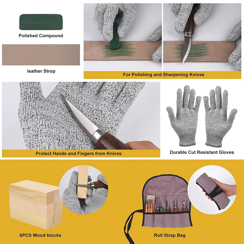 Zestaw do rzeźbienia w drewnie – Woodworking Kits For Adults recenzja i cena