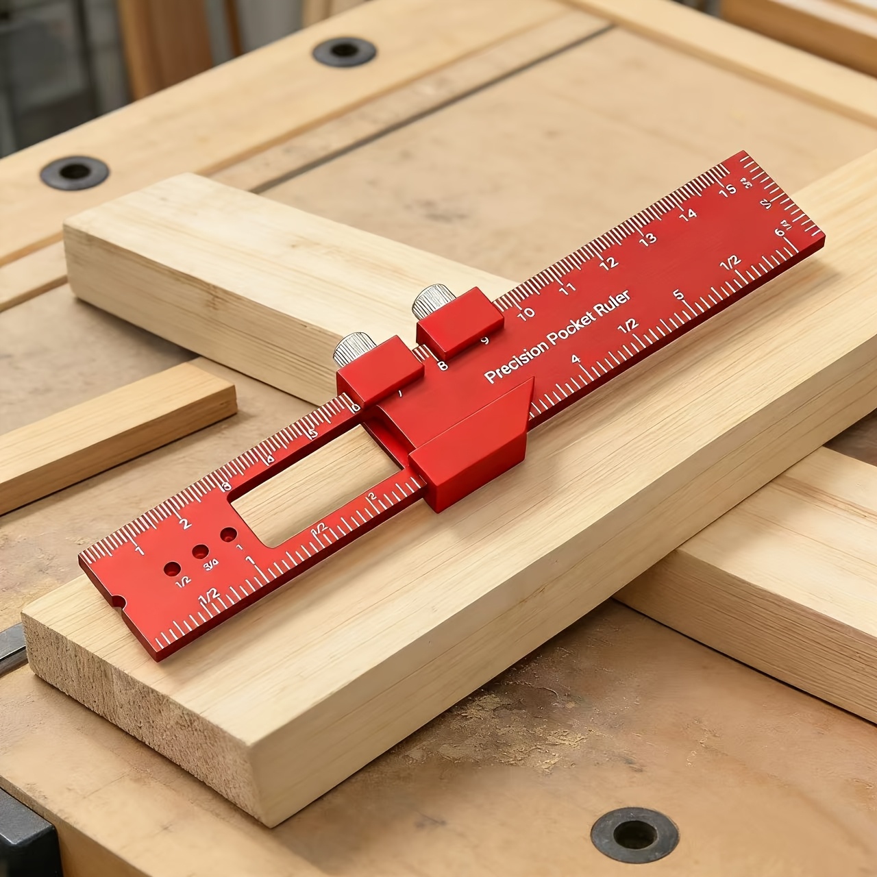 Aluminiowy stop, kieszonkowy p – Woodworking Ruler recenzja i cena