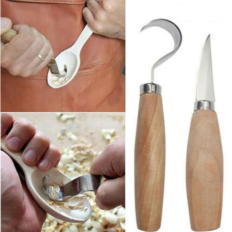 Nóż do rzeźbienia w drewnie, d – Woodworking For Beginners recenzja i cena