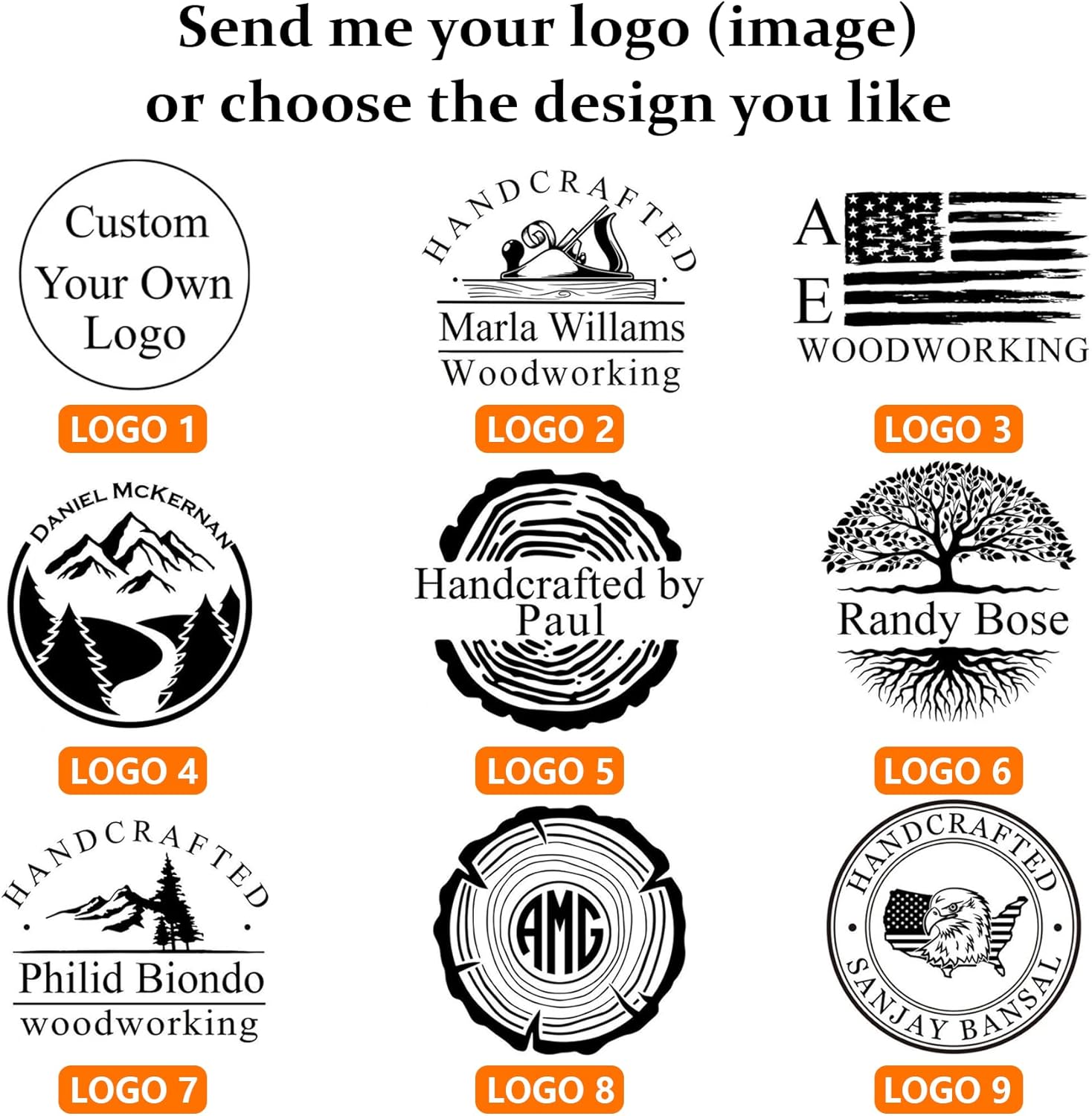 Elektryczna pieczątka do wypal – Woodworking Logo Design recenzja i cena