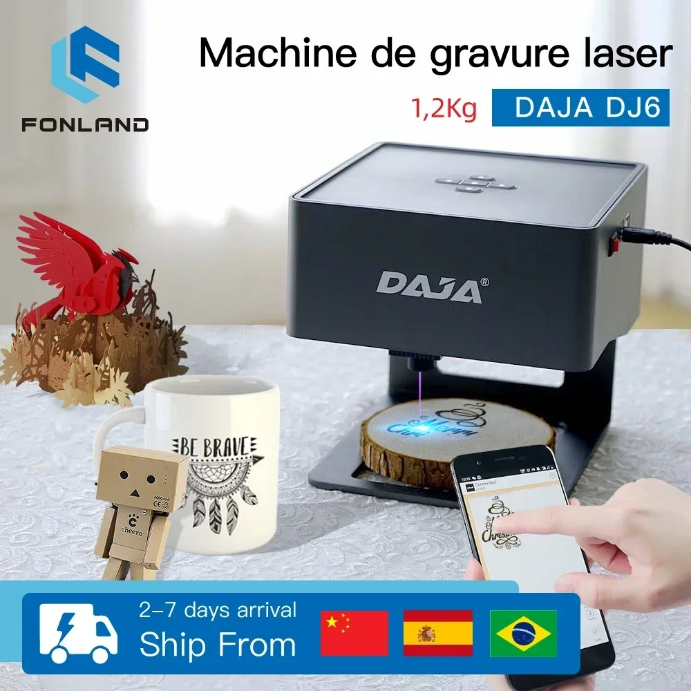 FONLAND DJ6 grawer laserowy CN – Woodworking Logo recenzja i cena