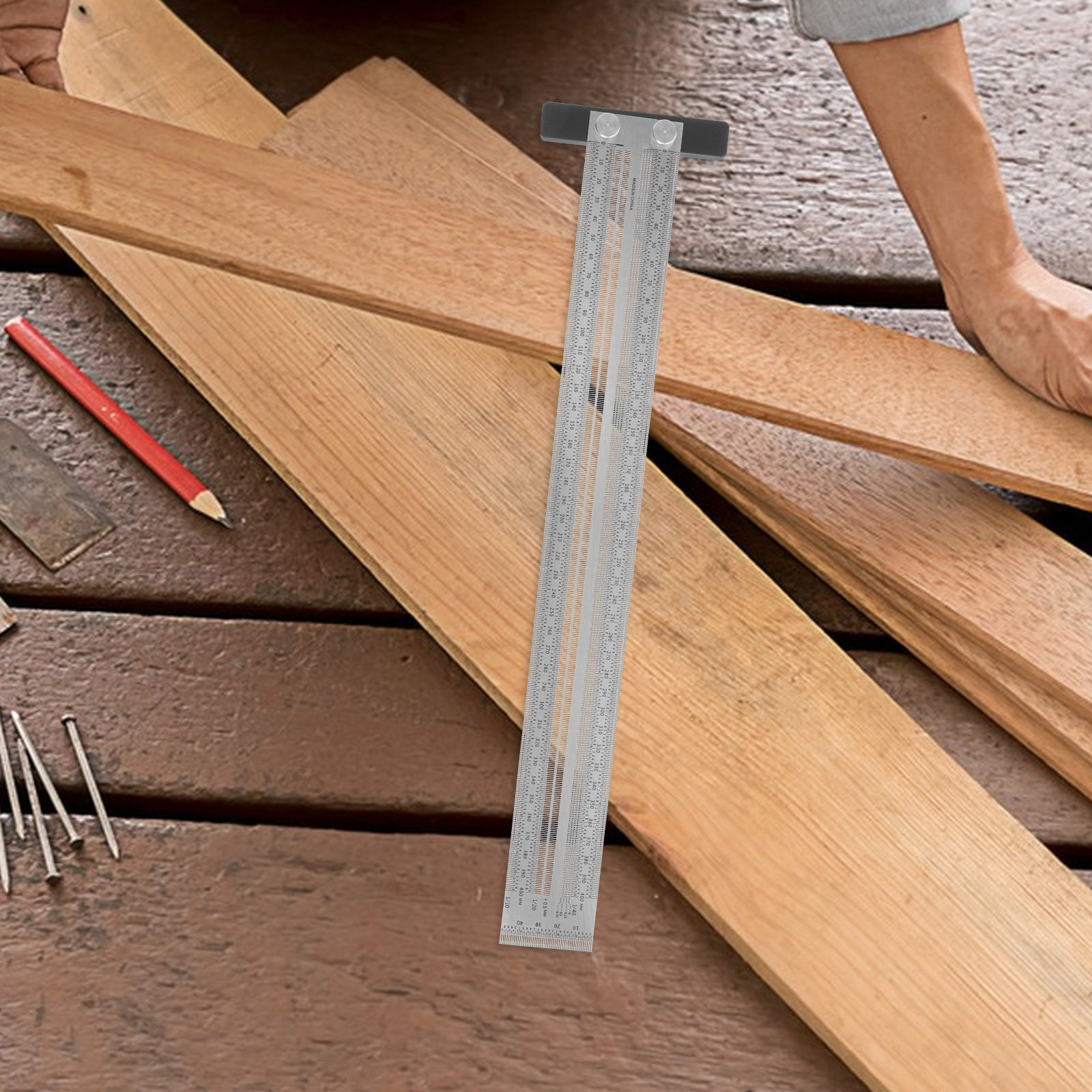 Stalowa kątownica do obróbki d – Woodworking Ruler recenzja i cena